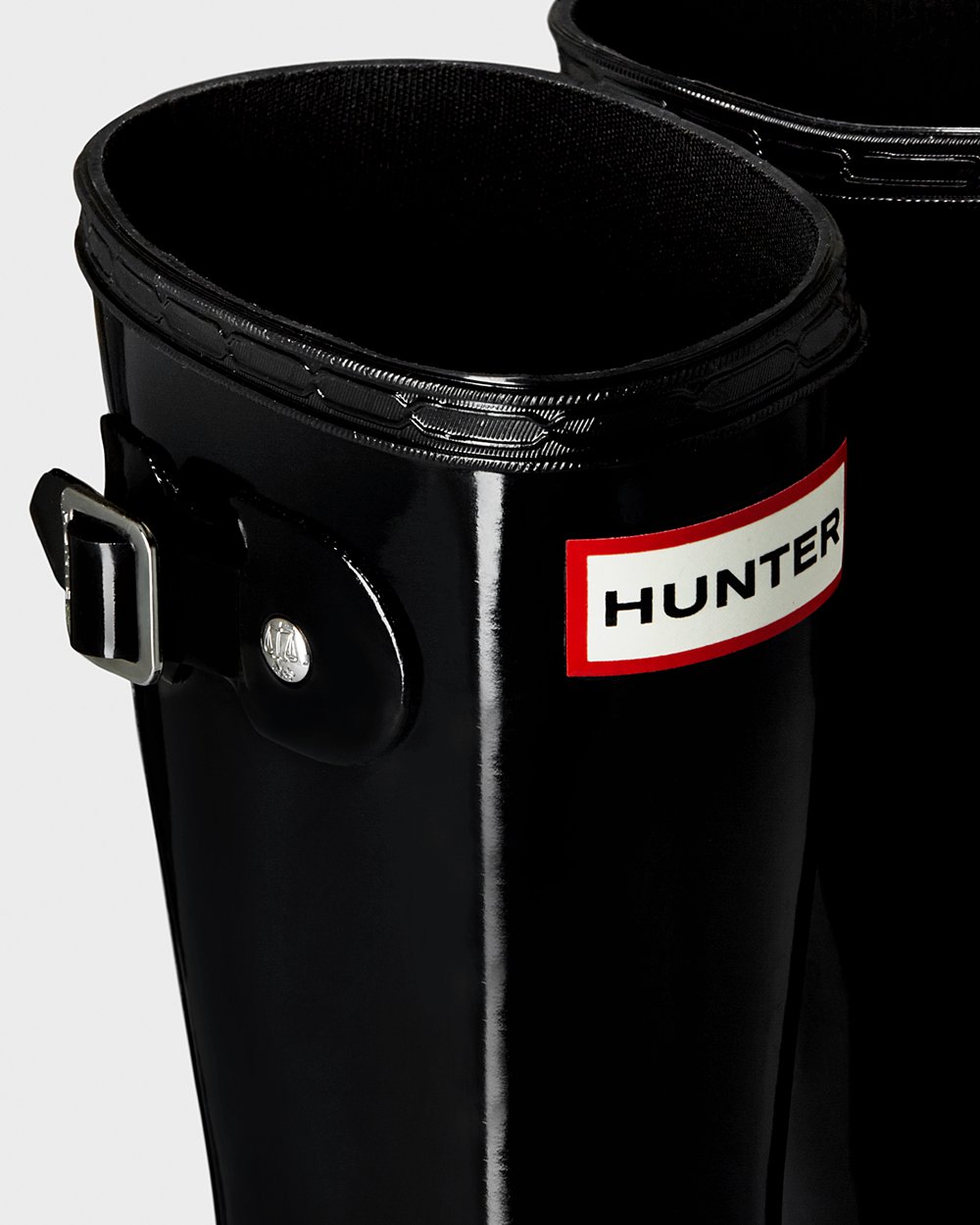 Galochas Hunter Criança Pretas - Original Big Gloss - 27RLMOPWV